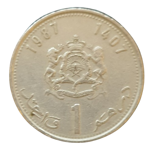 Marokko 1 Dirham 1987