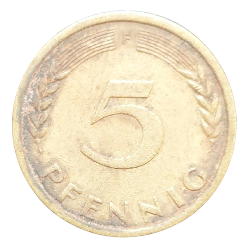 Duitsland 5 Pfennig 1950 F