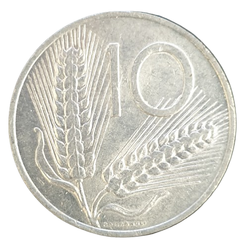 Italie 10 Lire 1955