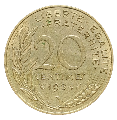 Frankrijk 20 Centimes 1984