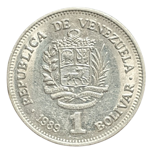 Venezuela 1 Bolivar 1989