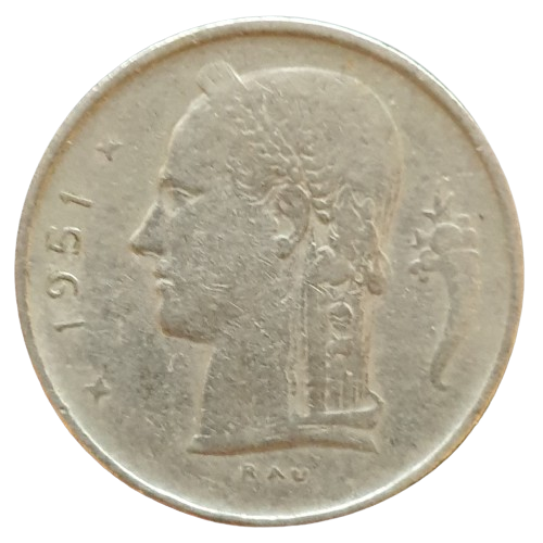 Belgie 1 Franc 1951 (Belgique)