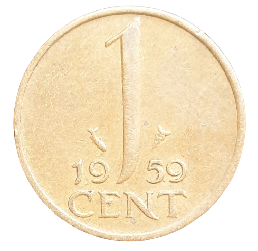 Nederland 1 Cent 1959