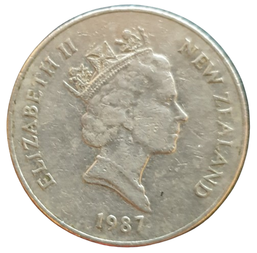 Nieuw Zeeland 20 Cents 1987