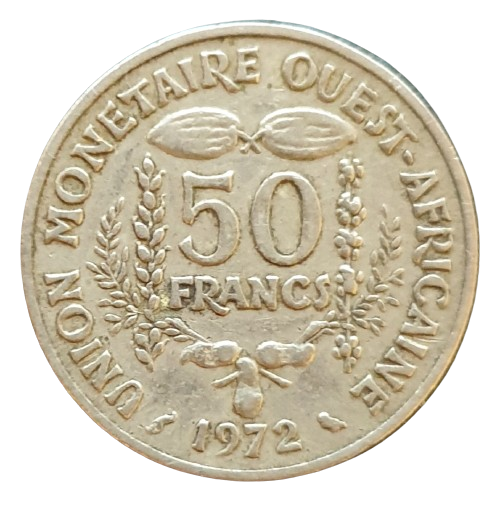 West Afrikaanse Staten 50 francs 1972