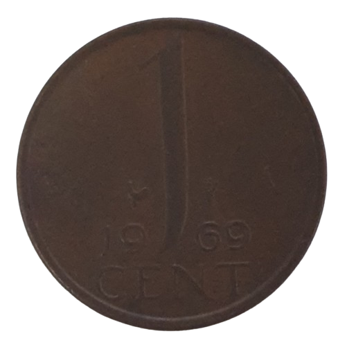 Nederland 1 Cent 1969