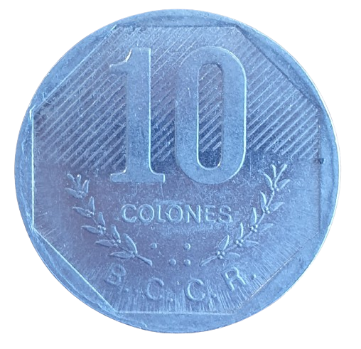 Costa Rica 10 Colones 1992