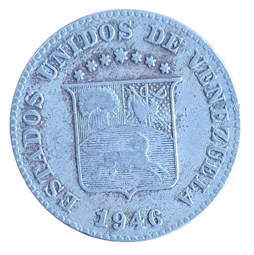 Venezuela 5 Centimos 1946