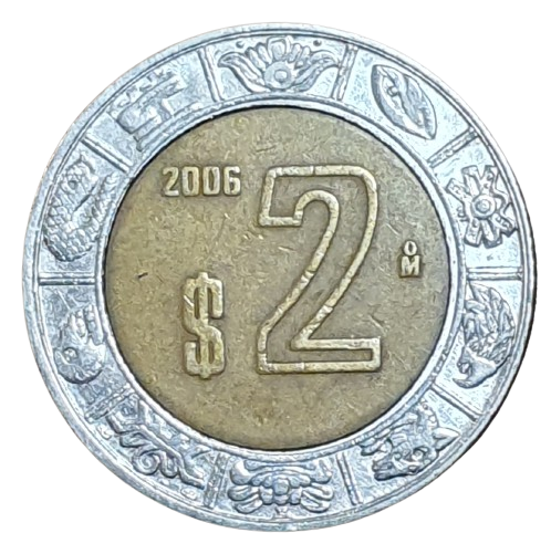 Mexico 2 Pesos 2006