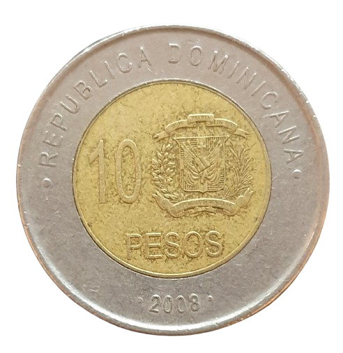 Dominicaanse Republiek 10 Pesos 2008