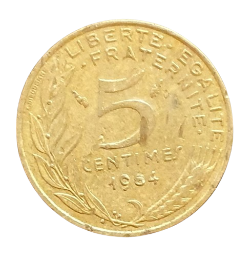 Frankrijk 5 Centimes 1964