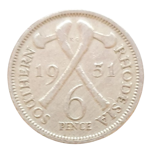 Rhodesie 6 Pence 1951