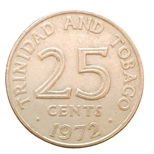 Trinidad en Tobago 25 Cents 1972