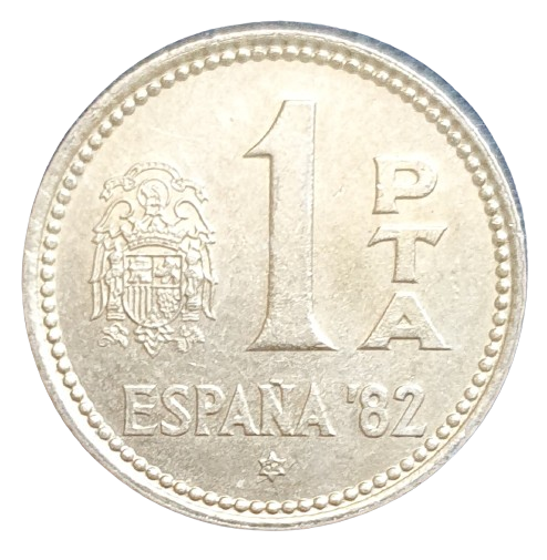 Spanje 1 Peseta 1980