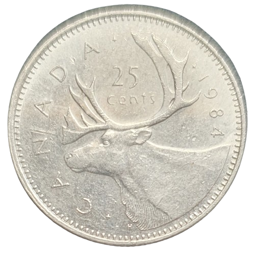 Canada 25 Cent 1984