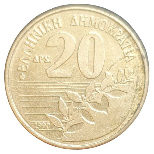 Griekenland 20 Drachmes 1990