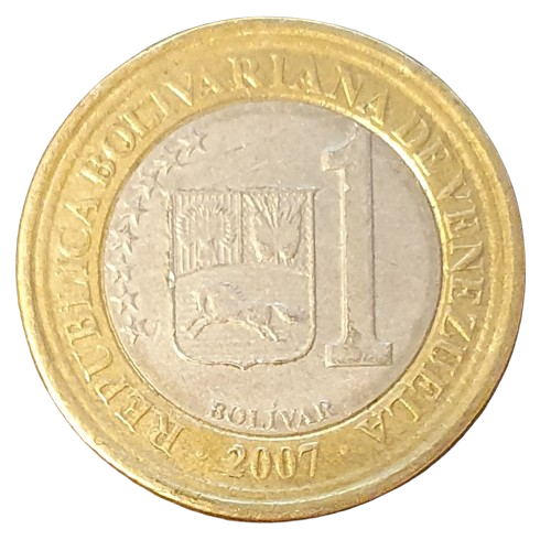 Venezuela 1 Bolivar 2007