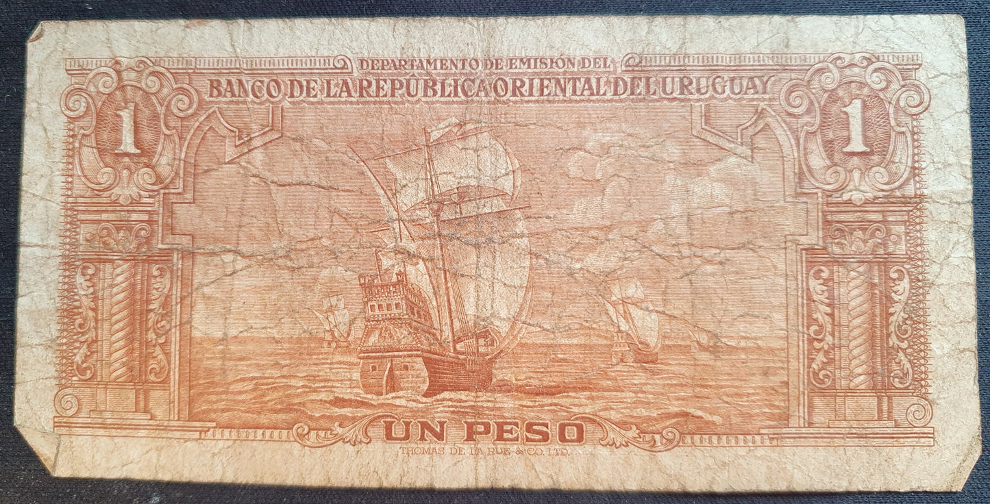 Uruguay 1 Peso 1939 Biljet