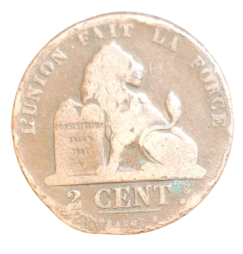 Belgie 2 Centimes 1863