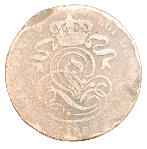 Belgie 2 Centimes 1863