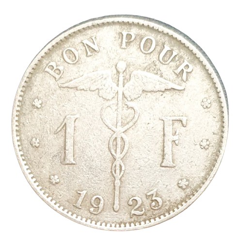 Belgie 1 Franc 1923 (Frans)