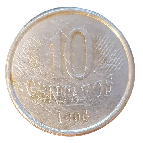 Brazilie 10 Centavos 1994