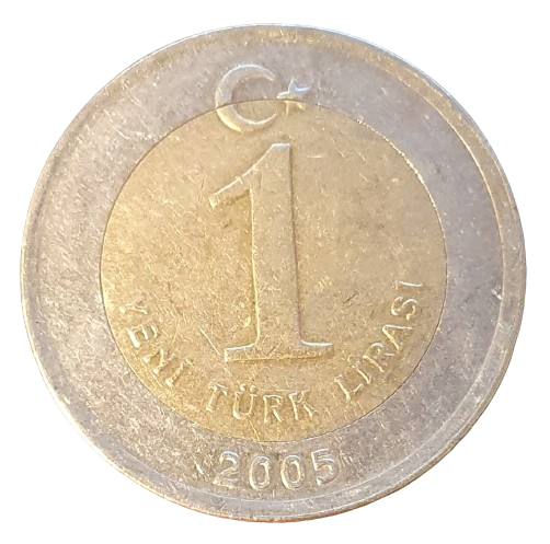 Turkije 1 Lira 2005