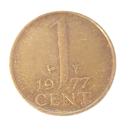 Nederland 1 Cent 1977