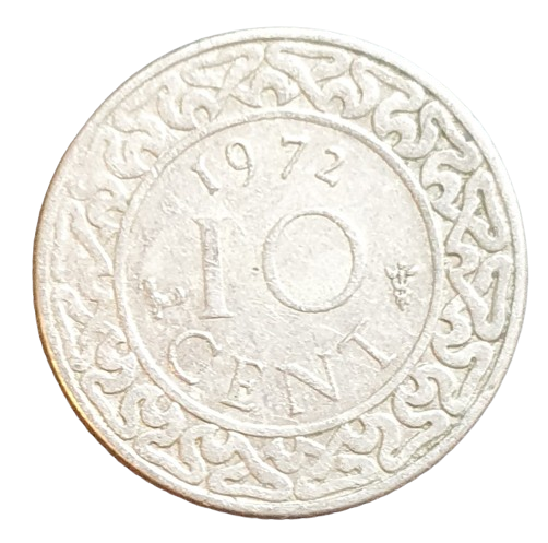 Suriname 10 Cents 1972