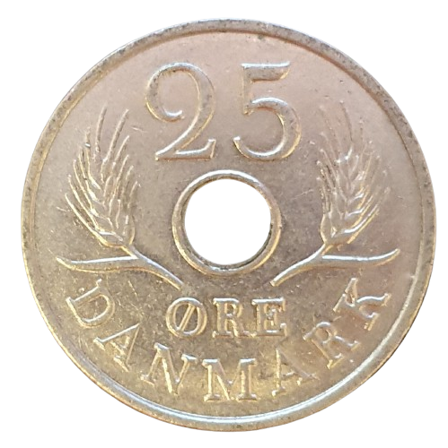 Denemarken 25 Ore 1967