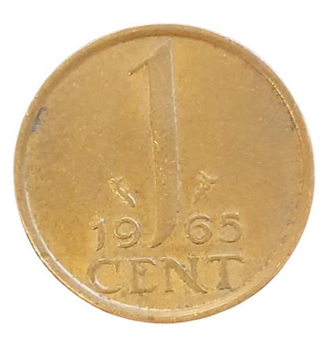 Nederland 1 Cent 1965