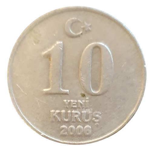 Turkije 10 Kurus 2006