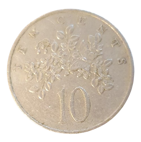 Jamaica 10 Cents 1987