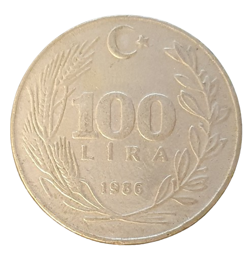 Turkije 100 Lira 1986