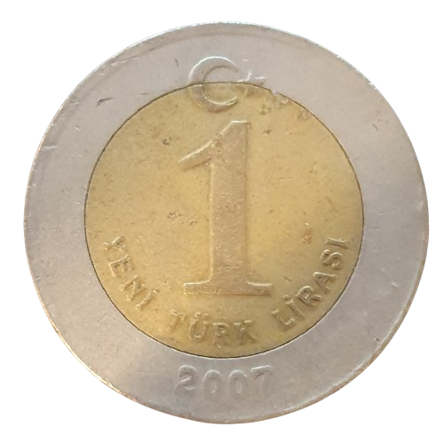 Turkije 1 Lirasi 2007