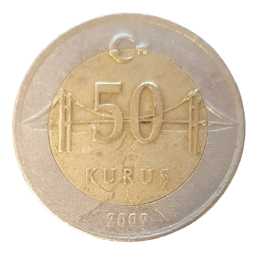 Turkije 50 Kurus 2009