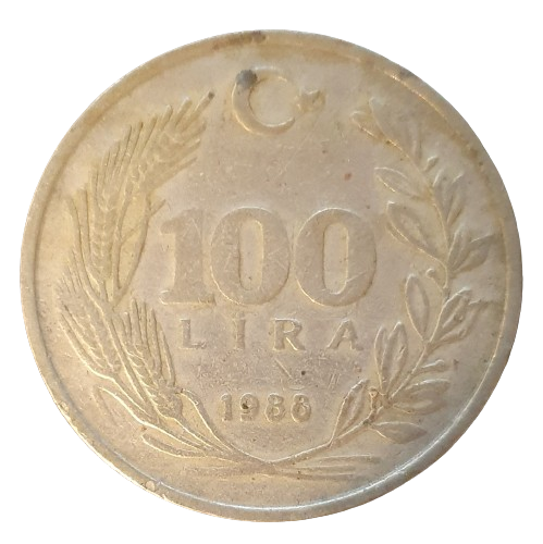 Turkije 100 Lira 1988