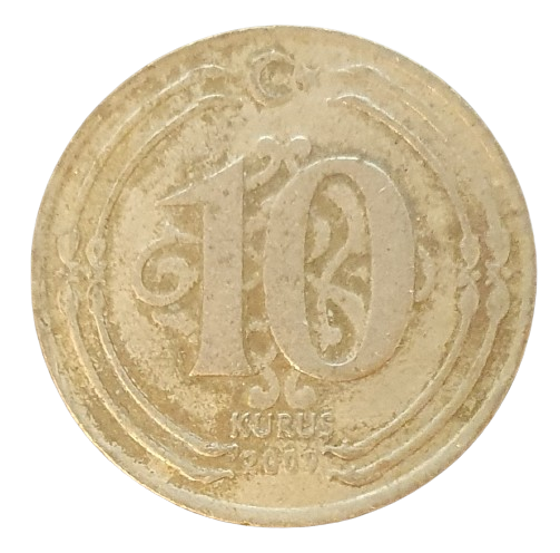 Turkije 10 Kurus 2009