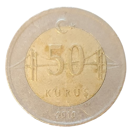 Turkije 50 Kurus 2010