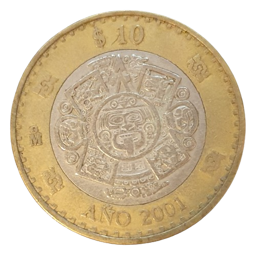 Mexico 10 Pesos 2001