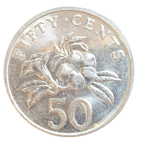 Singapore 50 Cents 1997