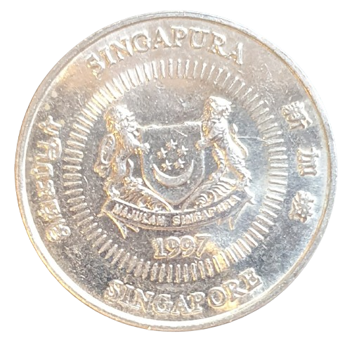 Singapore 50 Cents 1997