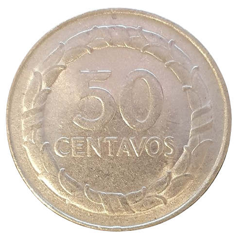 Colombia 50 Centavos 1968