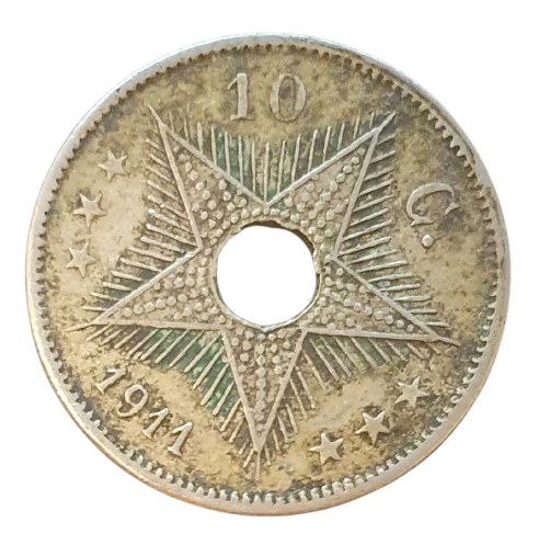 Belgisch Congo 10 Centimes 1911