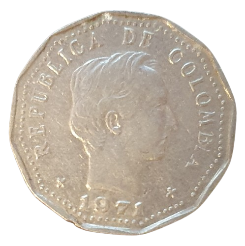 Colombia 50 Centavos 1971