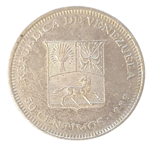 Venezuela 50 Centimos 1989