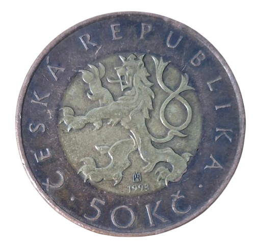 Czech 50 Korun 1993