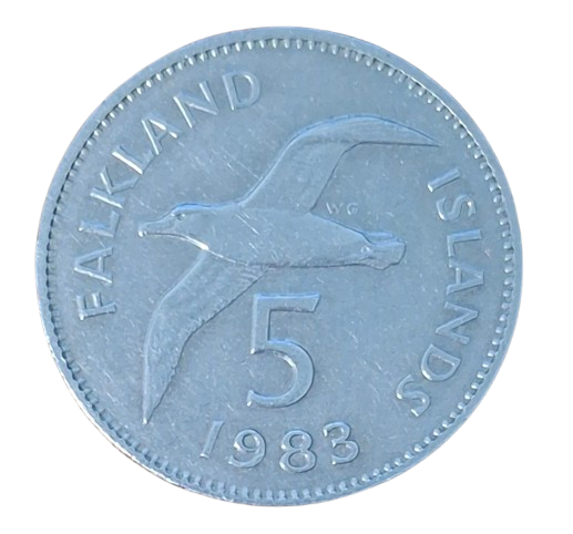 Falklandeilanden 5 Pence 1983