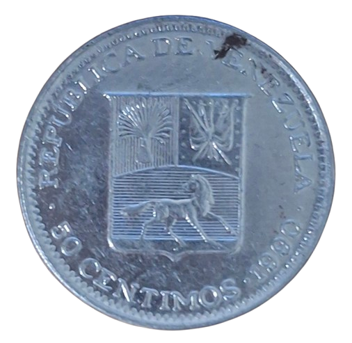 Venezuela 50 Centimos 1990