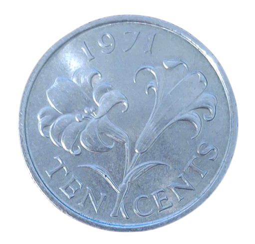 Bermuda 10 Cents 1971